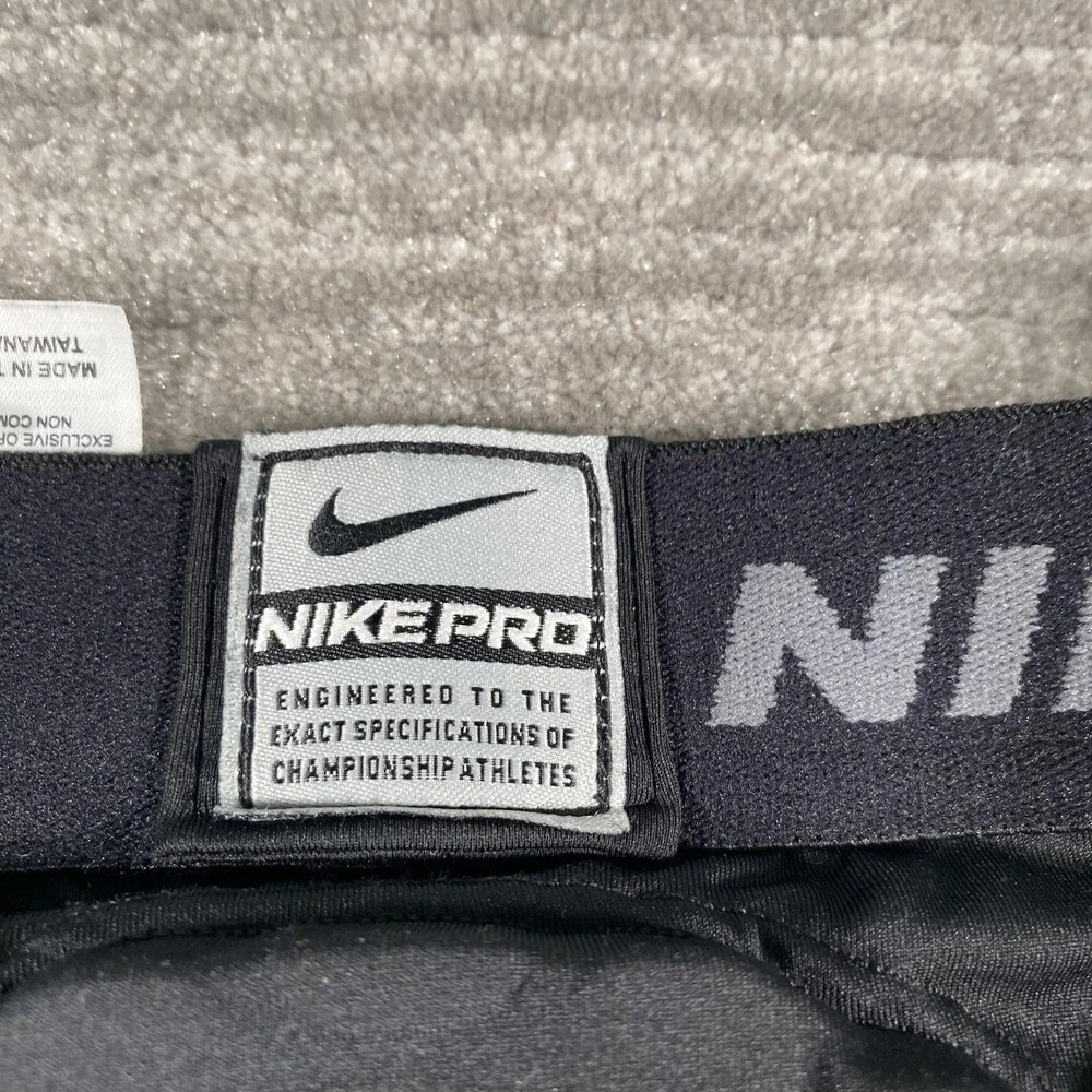 Nike Pro Shorts Mens 2XL Black Padded Compression Dri-FIT 336780-010